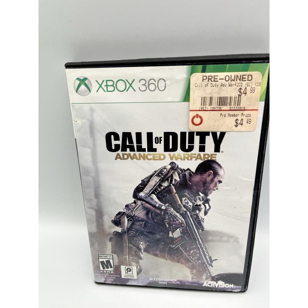 Call of Duty: Advanced Warfare (Microsoft Xbox 360, 2014)